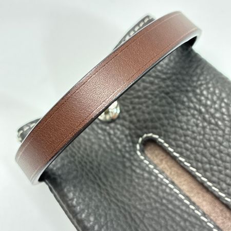 Somes Saddle ソメスサドル ティッシュケース ブラック×ブラウン