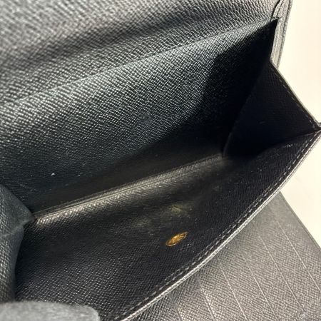 LOUIS VUITTON ルイヴィトン エピ ポルトトレゾール・エテュイ パピエ M63712 ブラック 3つ折り財布