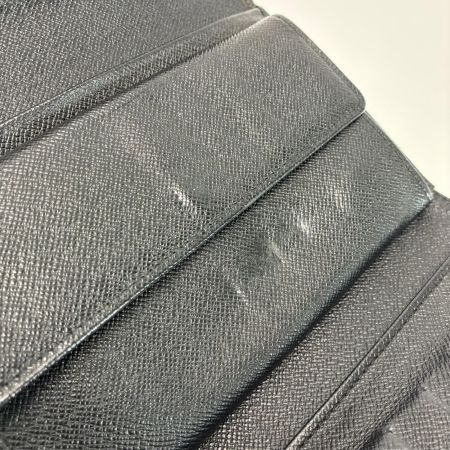 LOUIS VUITTON ルイヴィトン エピ ポルトトレゾール・エテュイ パピエ M63712 ブラック 3つ折り財布