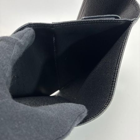 LOUIS VUITTON ルイヴィトン エピ ポルトトレゾール・エテュイ パピエ M63712 ブラック 3つ折り財布