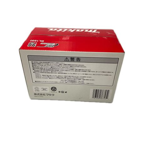 MAKITA マキタ 18V　9.0Ah　バッテリー BL1890 ブラック 未使用品