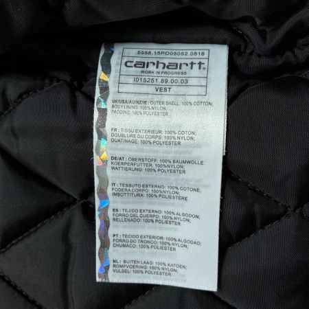 Carhartt カーハート ベスト SIZE L 1015251 ブラック メンズ