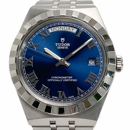 TUDOR チューダー/チュードル ロイヤル40 デイデイト 2840D1A0 ブルー 自動巻き メンズ 腕時計 箱・取説有