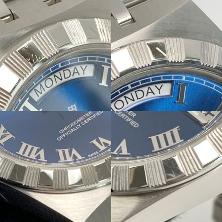 TUDOR チューダー/チュードル ロイヤル40 デイデイト 2840D1A0 ブルー 自動巻き メンズ 腕時計 箱・取説有