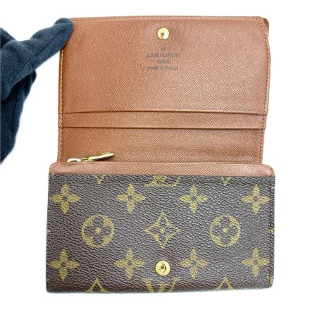 LOUIS VUITTON ルイヴィトン モノグラム ポルトモネ ビエ トレゾール M61730 2つ折り財布
