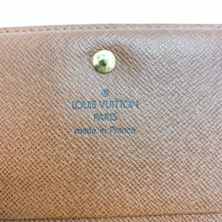 LOUIS VUITTON ルイヴィトン モノグラム ポルトモネ ビエ トレゾール M61730 2つ折り財布
