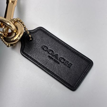 COACH コーチ ショルダーバッグ CA547 ブラック×ダークブラウン レディース ストラップ
