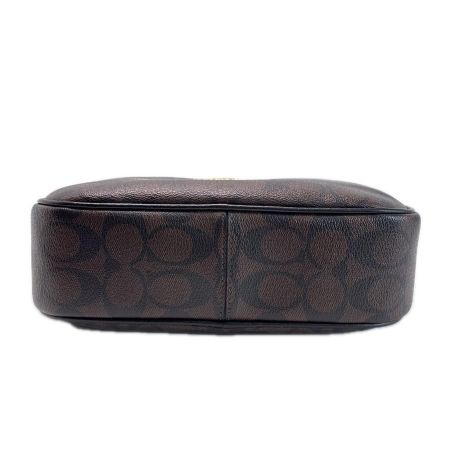 COACH コーチ ショルダーバッグ CA547 ブラック×ダークブラウン レディース ストラップ
