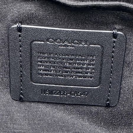 COACH コーチ ショルダーバッグ CA547 ブラック×ダークブラウン レディース ストラップ
