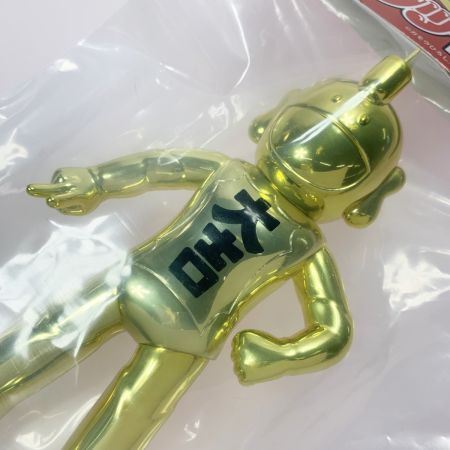 BigBoysToys Sofubi Addict Series とっても！ ラッキーマン Gold Chrome バージョン
