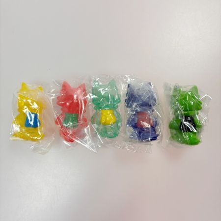 VAG 10th Anniversary 1 おおかみくん ソフビフィギュア 5個セット 人形