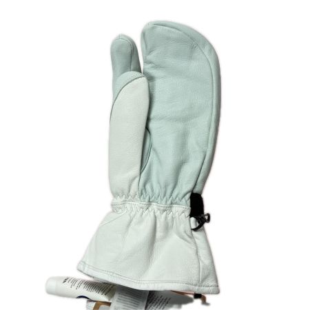 HESTRA へストラ 3-Finger レザー グローブ スキー スノーボード サイズ 8 ユニセックス レザーバーム付き 30872 ホワイト 未使用