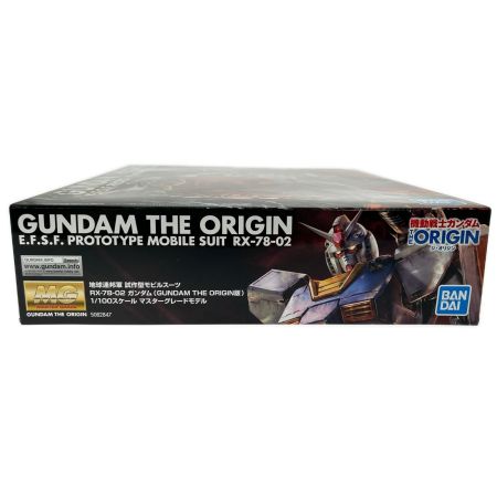 BANDAI バンダイ MG RX-78-2 ガンダム 「機動戦士ガンダム THE ORIGIN」