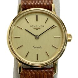 LONGINES ロンジン 6462.2 シャンパンゴールド クォーツ レディース 腕時計 Bランク