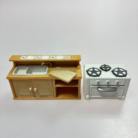 シルバニアファミリー セ-138 ファミリーキッチンセット&A-21 アーバンライフ アーバン サイドボード