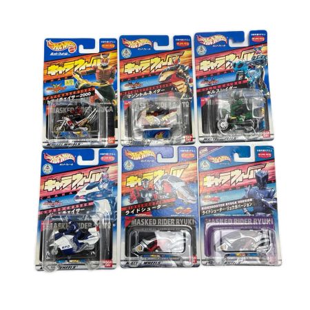 Hot Wheels ホットウィール キャラウィール 仮面ライダー 6個セット アギト/クウガ/龍騎 ミニカー