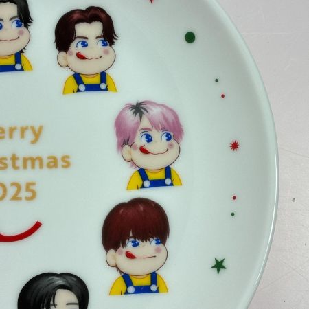 SnowMan 2025クリスマスお皿 不二家 Snow Man オリジナルクリスマスプレート 2025 箱有