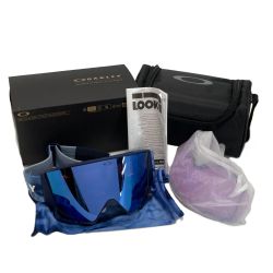OAKLEY オークリー スノーゴーグル 25-26 FLOW SCAPE L AF フローエスケイプ エル アジア OO7145A-11 Lサイズ スペアレンズ付き Bランク