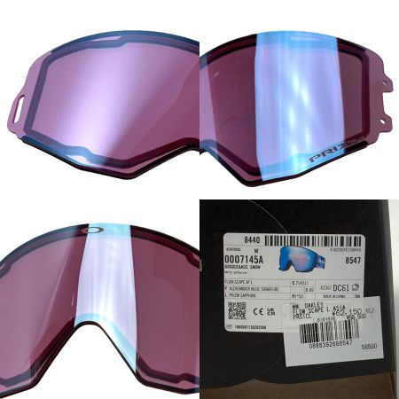OAKLEY オークリー スノーゴーグル 25-26 FLOW SCAPE L AF フローエスケイプ エル アジア OO7145A-11 Lサイズ スペアレンズ付き