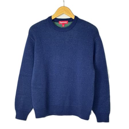Supreme シュプリーム SPITFIRE SWEATER ネイビー ニット Sサイズ メンズ
