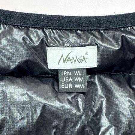 NANGA ナンガ インナー ダウンジャケット SIZE L GL-02E ブラック レディース