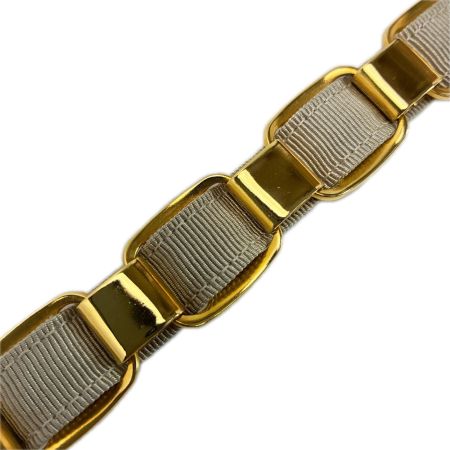 Salvatore Ferragamo サルヴァトーレフェラガモ チェーンベルト メタルウェストベルト グレー