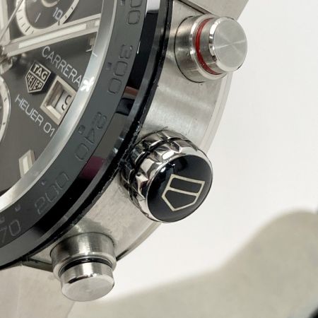TAG HEUER タグホイヤー カレラ キャリバー ホイヤー01 CAR201Z グレー 自動巻き メンズ 腕時計