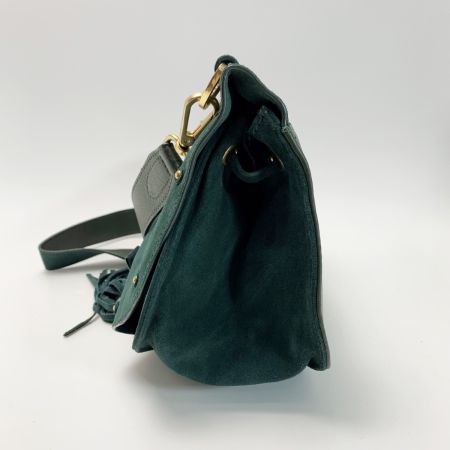 see by chloe シーバイクロエ 2WAYバッグ コリンズスウェードショルダー グリーン レディース