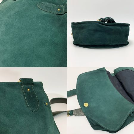 see by chloe シーバイクロエ 2WAYバッグ コリンズスウェードショルダー グリーン レディース