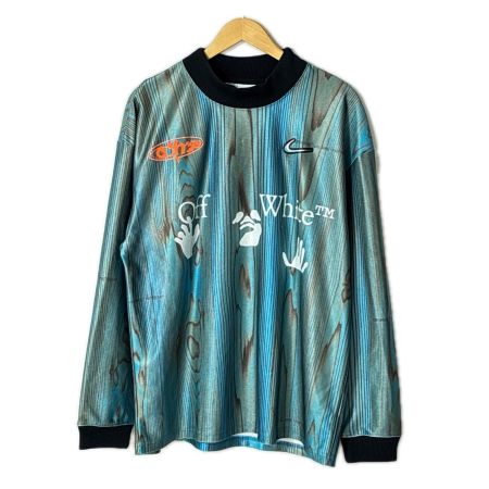 NIKE ナイキ x OFF WHYTE 001 Soccer Jersey スカイブルー サッカージャージ サイズ L メンズ
