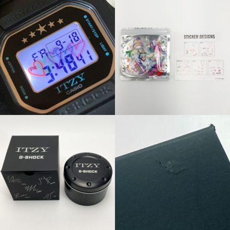CASIO カシオ G-SHOCK ITZY コラボレーションモデル GMD-S5610IT-1JR ブラック クォーツ 腕時計 箱有