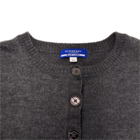 BURBERRY BLUE LABEL バーバリーブルーレーベル ニット 半袖 SIZE 38 FBF53-512-08 グレー レディース