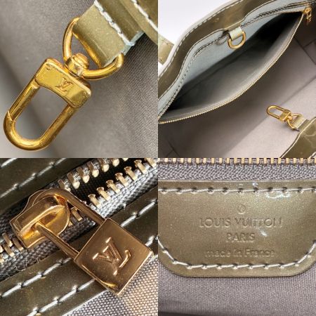 LOUIS VUITTON ルイヴィトン ヴェルニ ウィルシャー M91627 グリーン トートバッグ 