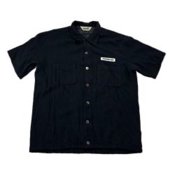 TENDERLOIN テンダーロイン T-WOOL SHT ANGORA 半袖シャツ SIZE L メンズ ブラック Cランク