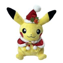 ポケモンセンター オリジナル ぬいぐるみ クリスマス ピカチュウ タグ付き Bランク