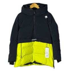 DESCENTE デサント スキーウェア ジャケット サイズ O DWWYGK31 ブラック×イエロー レディース Aランク