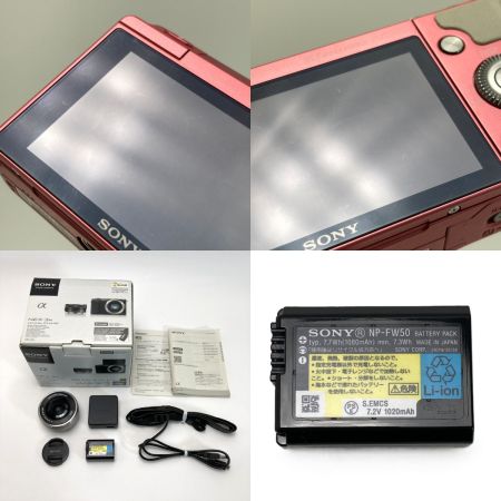 SONY ソニー ミラーレス一眼 α NEX-3NL ピンク パワーズームレンズキット 箱付き