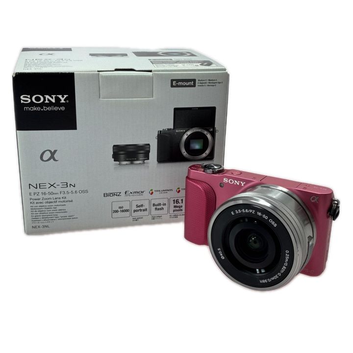 SONY ソニー ミラーレス一眼 α NEX-3NL ピンク パワーズームレンズ