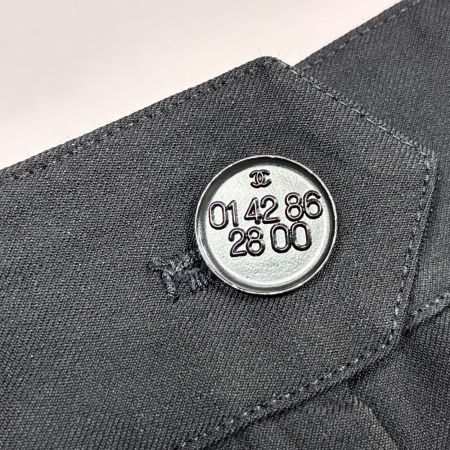CHANEL シャネル スラックス パンツ SIZE 34 P11137V06489 ブラック レディース