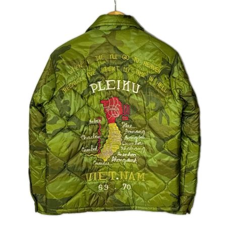 テーラー東洋 ベトジャン キルティングジャケット ベトナムライナージャケット SIZE S TT13675 グリーン メンズ