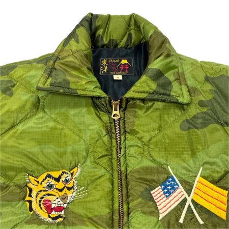 テーラー東洋 ベトジャン キルティングジャケット ベトナムライナージャケット SIZE S TT13675 グリーン メンズ