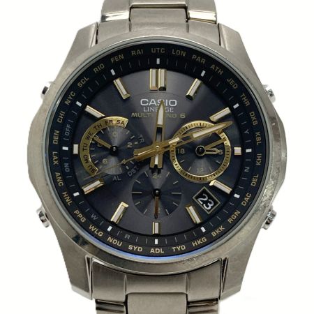 CASIO カシオ リニエージ LIW-M610TDS ブラック 電波ソーラー メンズ 腕時計 LINEAGE
