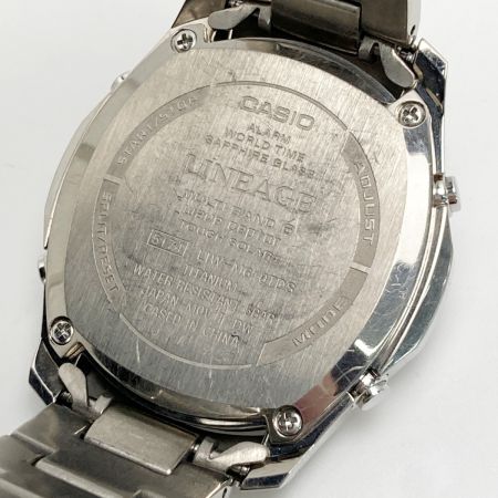 CASIO カシオ リニエージ LIW-M610TDS ブラック 電波ソーラー メンズ 腕時計 LINEAGE
