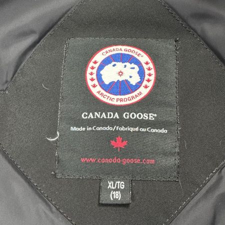 CANADA GOOSE カナダグース ダウンジャケット SIZE XL キッズ 48307 ブラック