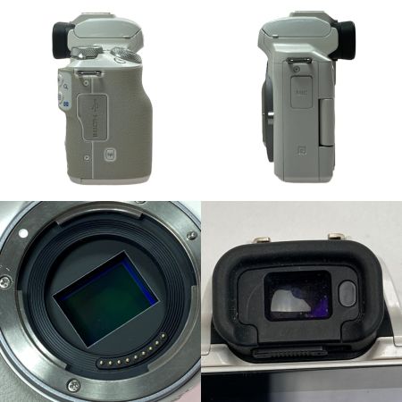 CANON キャノン EOS Kiss M ホワイト Wズームキット ミラーレス一眼