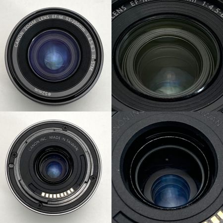 CANON キャノン EOS Kiss M ホワイト Wズームキット ミラーレス一眼