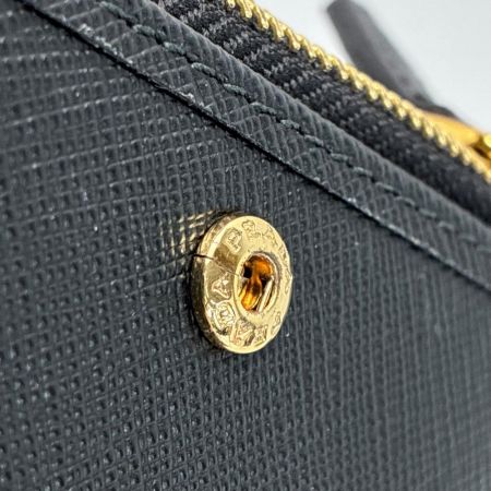 PRADA プラダ 工場番号75 1ML050 ブラック 2つ折り財布 レディース  ギャランティーカード 箱有