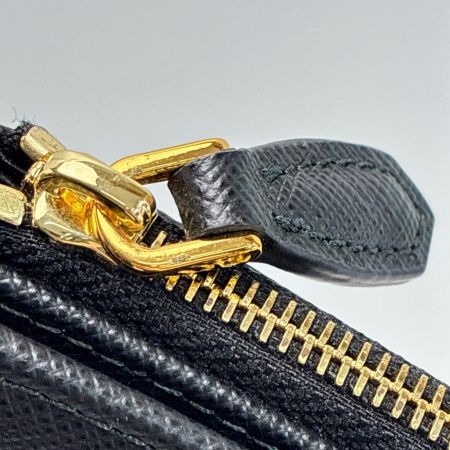 PRADA プラダ 工場番号75 1ML050 ブラック 2つ折り財布 レディース  ギャランティーカード 箱有