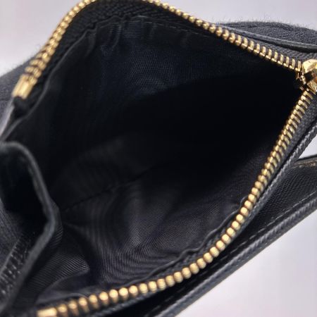 PRADA プラダ 工場番号75 1ML050 ブラック 2つ折り財布 レディース  ギャランティーカード 箱有