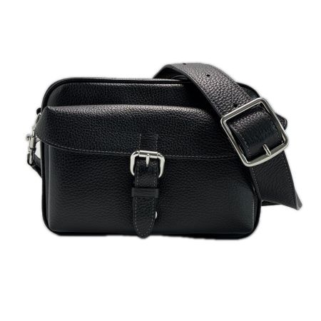 COACH コーチ ワーナー クロスボディ バッグ CW218 ブラック ショルダーバッグ レザー